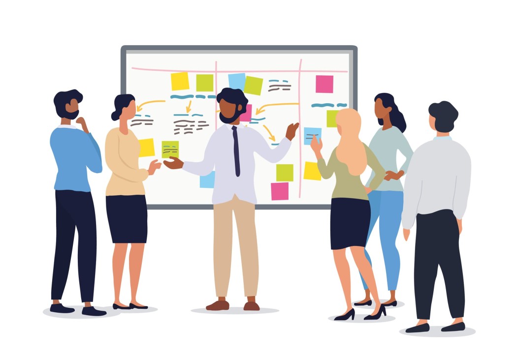 "Scrum mindset vs Scrum process - a visual comparison AaismNaseem.com