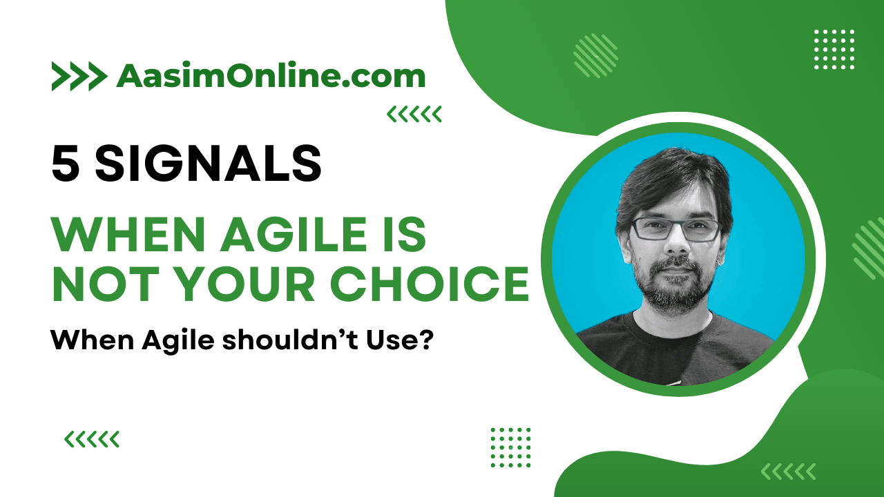 When Not To Use Agile: 5 Signs You Need a Different Approach